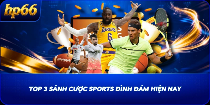 Top 3 sảnh cược sports đình đám hiện nay
